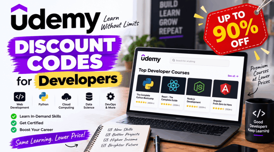 Udemy Discount Codes for Developers
